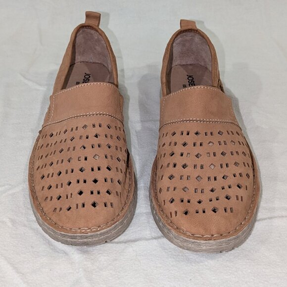 Josef Seibel | Sofie 27 Leather Tan Brown Flats Slip On Shoes 10.5 - Picture 6 of 8